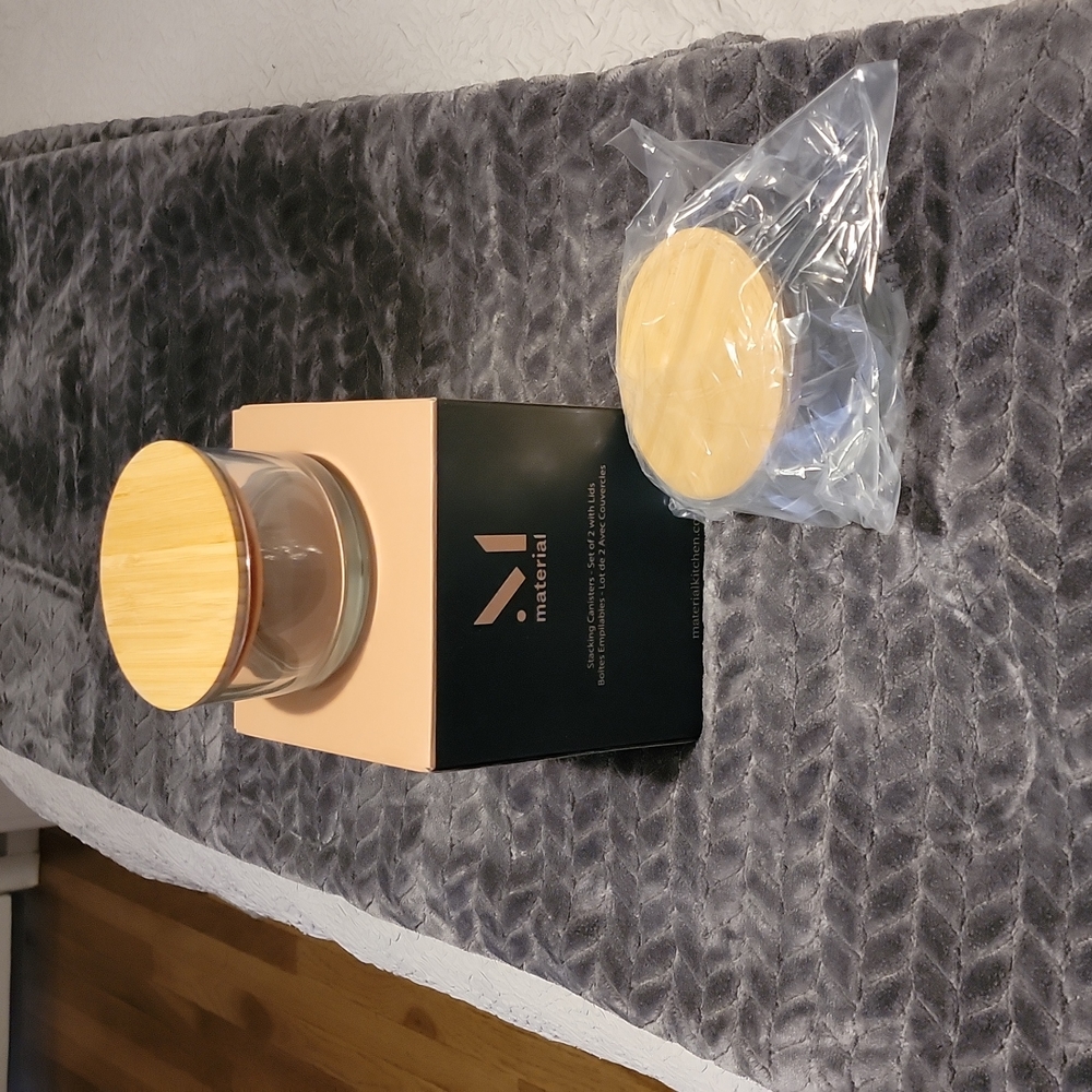 Beautiful glass canisters!